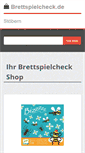 Mobile Screenshot of brettspielcheck.de